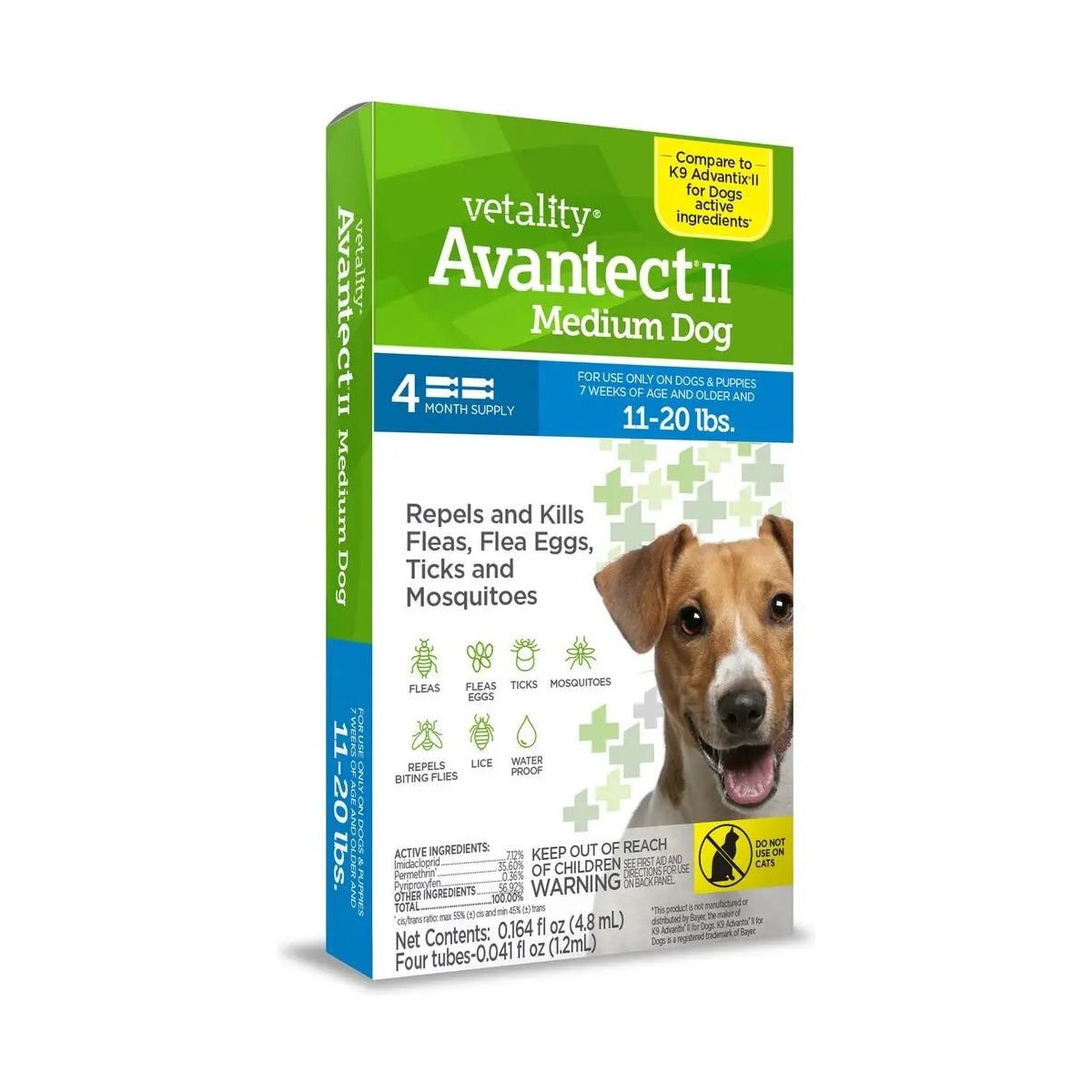 Vetality Avantect II Flea and Tick Collar for Dogs - Talis Us