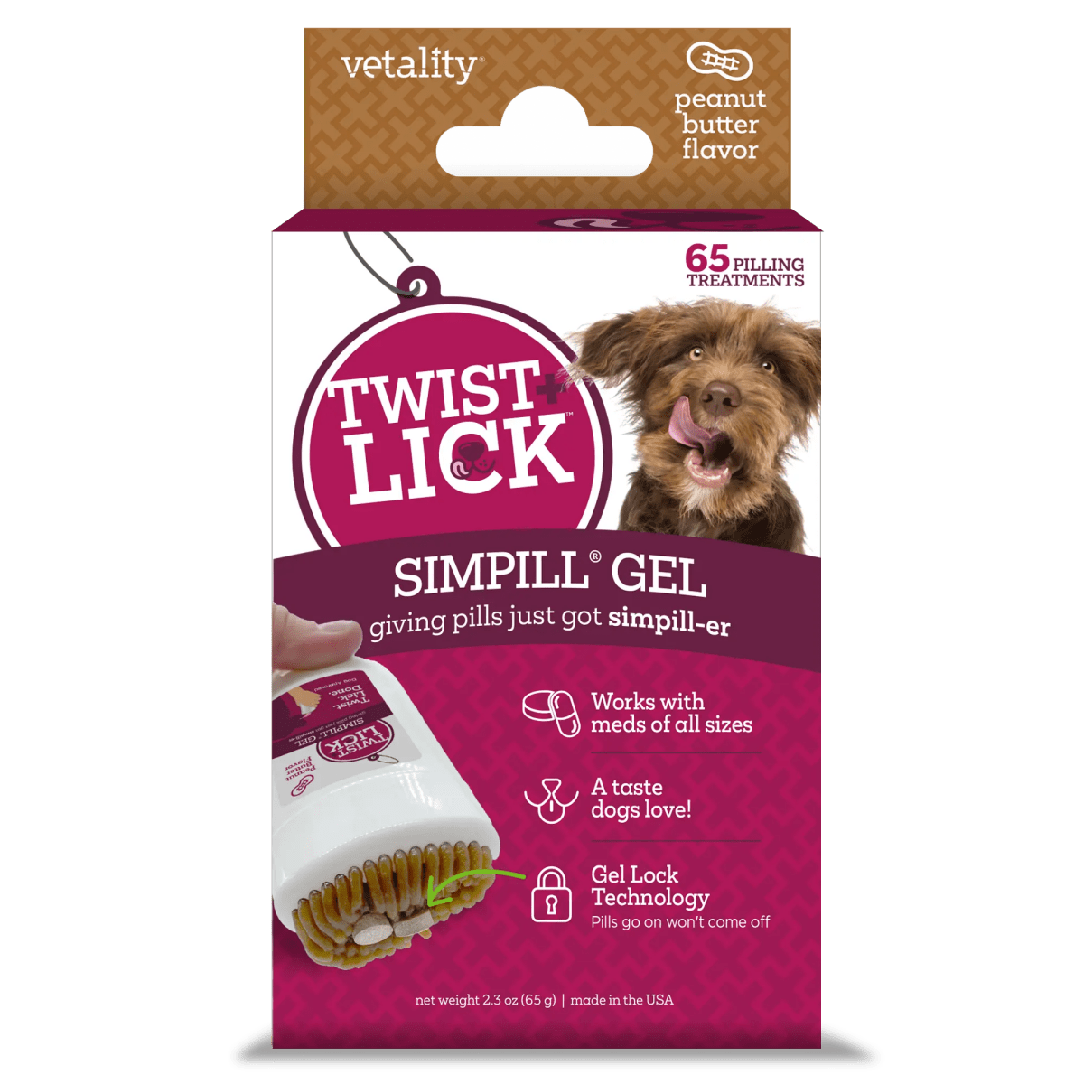 Vetality Twist & Lick SimPill 2.3oz - Talis Us
