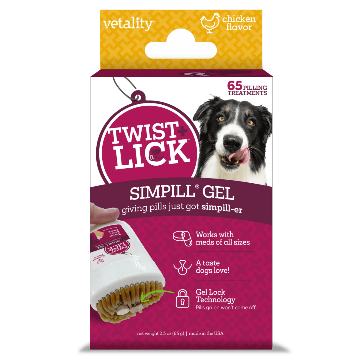 Vetality Twist & Lick SimPill 2.3oz - Talis Us