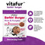 Vitafur Barkin Burger Grilled Bison & Pumpkin Dog Treat 4 oz - Talis Us