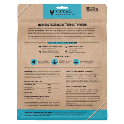 Vital Essentials¨ Freeze - Dried Raw Entree & Mixer Dog Food Soft Nibs 14 oz - Talis Us