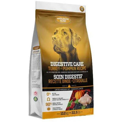 Wholesome Blend Digestive Care Turkey & Pumpkin Dry Dog Food 22.5lb - Talis Us