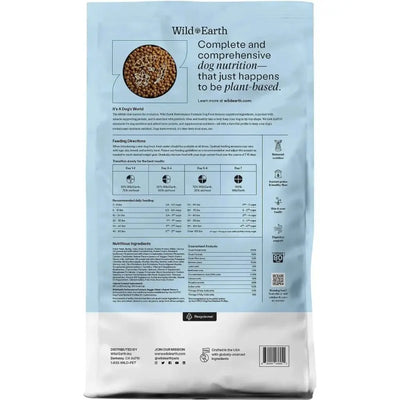 Wild Earth Performance Formula Vegan Dog Food Allergen Free Veggie Chick’N Kabob Flavor - Talis Us