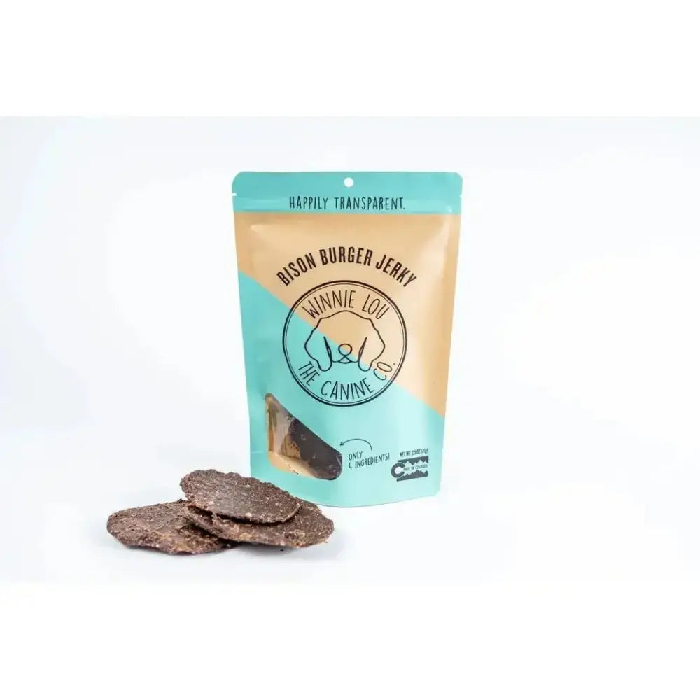 Winnie Lou Bison Burger Jerky Dog Treats - Talis Us