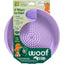 Woof Pet flying disc dog toy for fetch and lick play, designed for fun and exercise