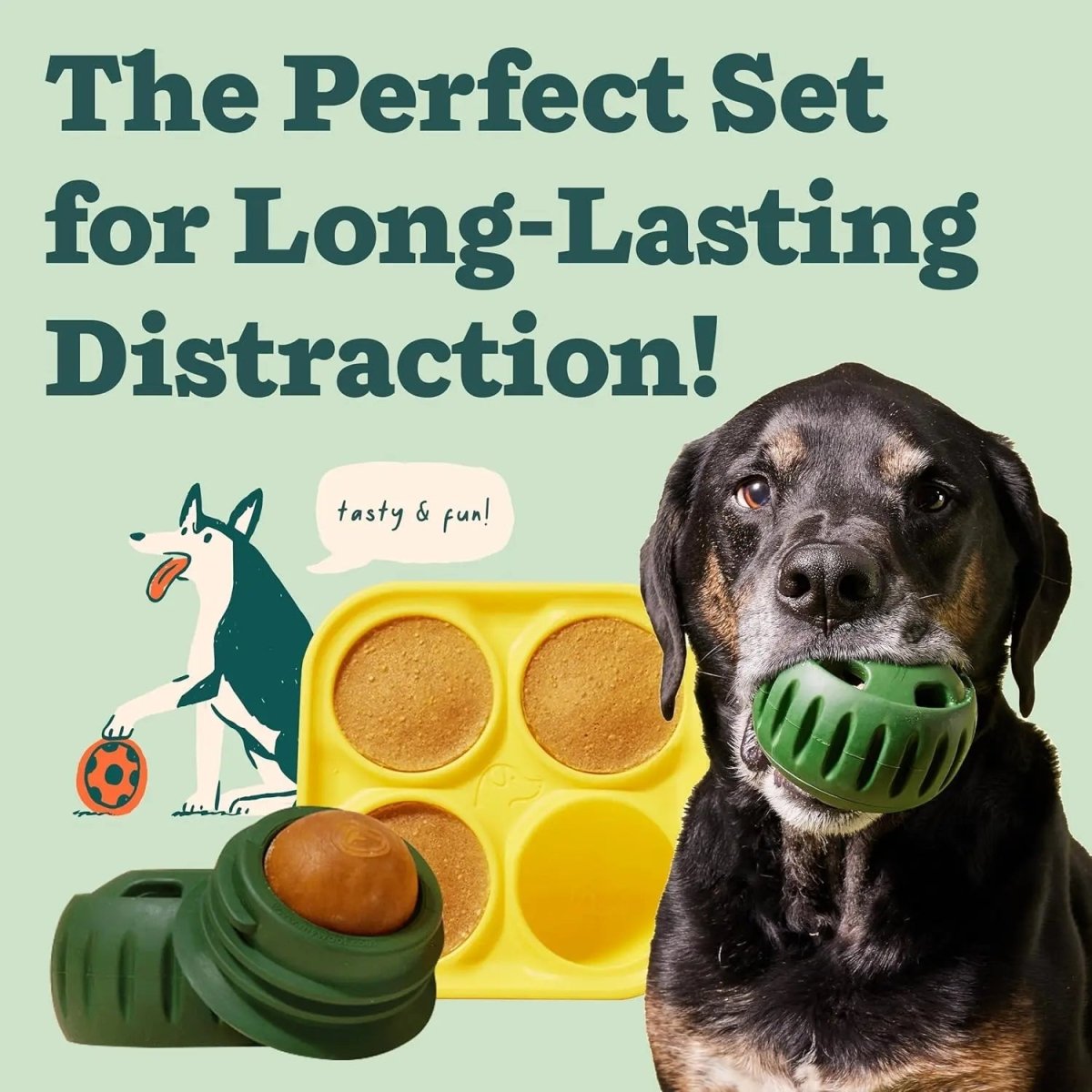 Woof Pet Pupsicle Treat Tray Mold Treat Dispenser Dog Toy - Talis Us