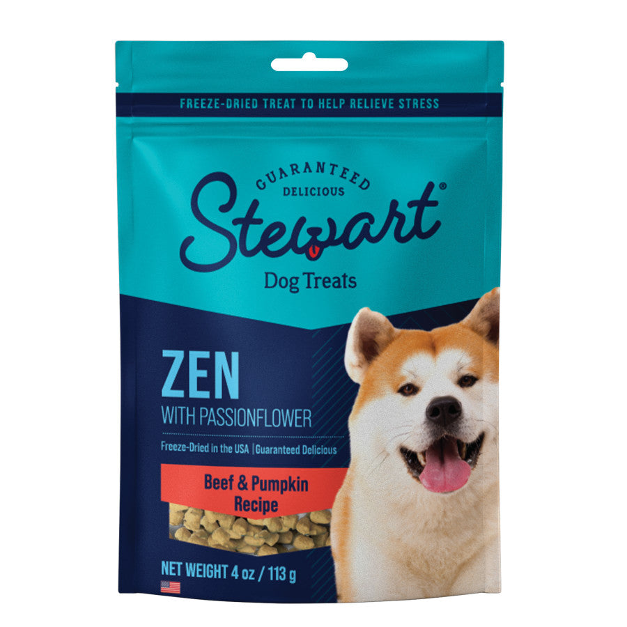Stewart Zen w/Passionflower Beef & Pumpkin Recipe Grain-Free Freeze-Dried Dog Treat - Talis Us