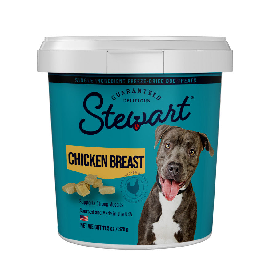 Stewart Single Ingredient Chicken Breast Freeze-Dried Dog Treats - Talis Us