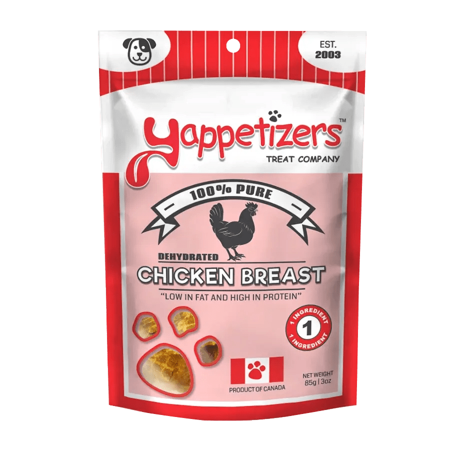 Yappetizers Dehydrated Chicken Breast Dog Treats - Talis Us