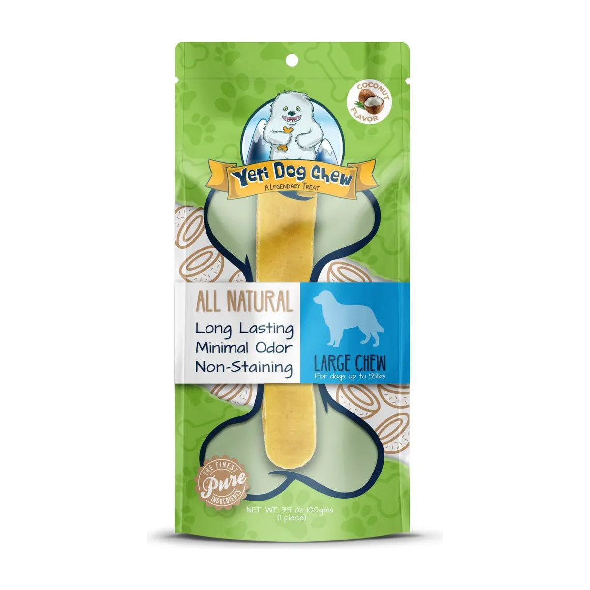 Yeti Dog Chews Yak Milk Cheese Large Chews Dog Treats - Talis Us
