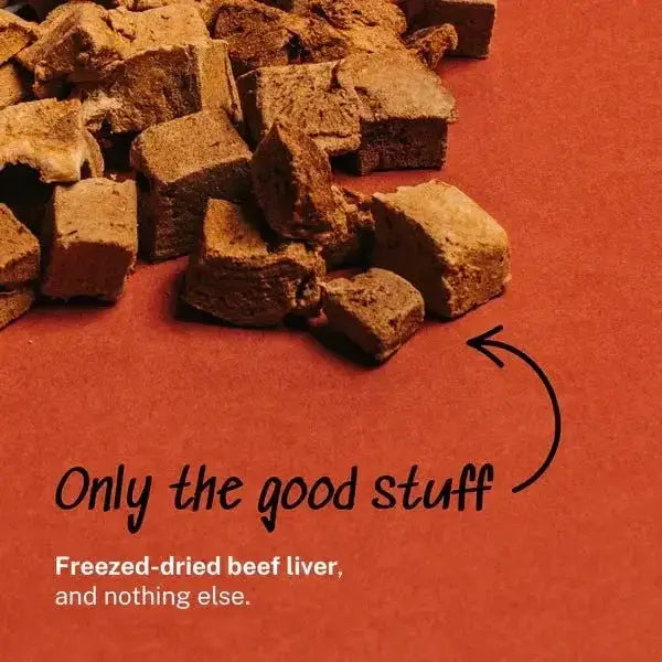 Yummers Freeze dried Beef Liver Gourmet Meal Mix in for Dogs Food Topper, 2.5 oz - Talis Us