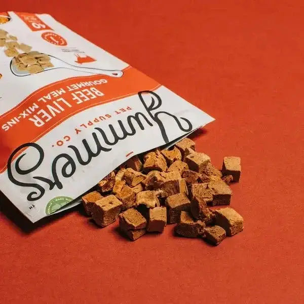 Yummers Freeze dried Beef Liver Gourmet Meal Mix in for Dogs Food Topper, 2.5 oz - Talis Us