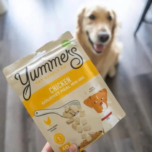 Yummers Freeze Dried Chicken Gourmet Meal Mix in for Dogs Food Topper, 2.5 oz. - Talis Us