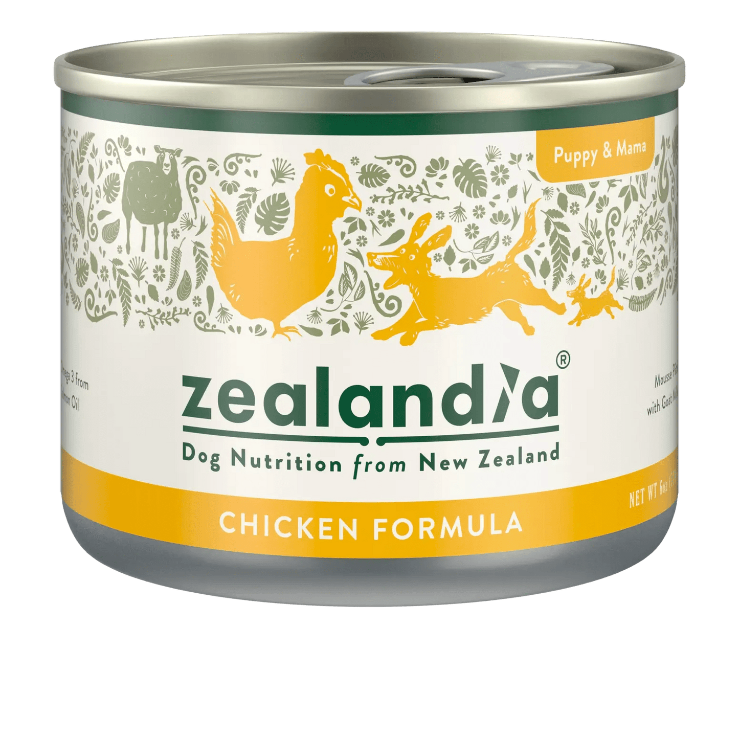 Zealandia Chicken Formula Wet Puppy Food in a Can for Healthy Growth and Nutrition