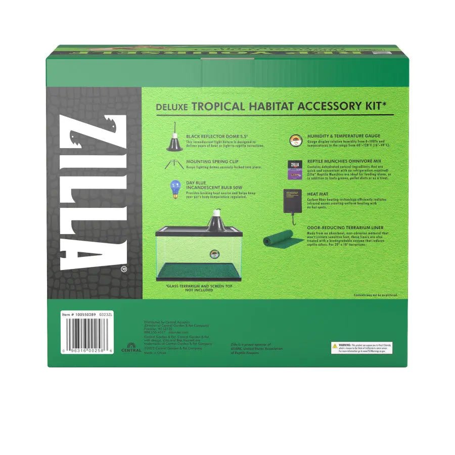 Zilla Tropical Habitat Accessory Kit - Talis Us