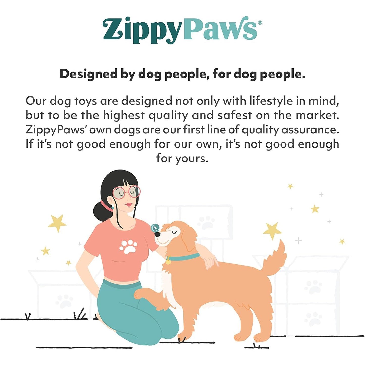 ZippyPaws interactive dog toys for puppies designed for safe play and high quality