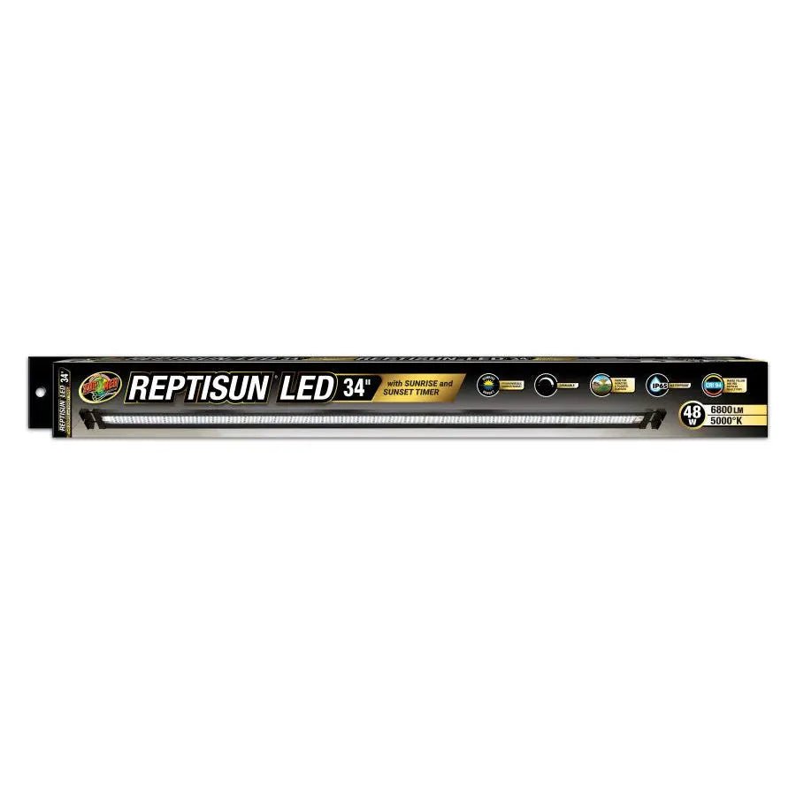 Zoo Med Reptisun LED w/Sunrise & Sunset Timer Terrarium Hood - Talis Us