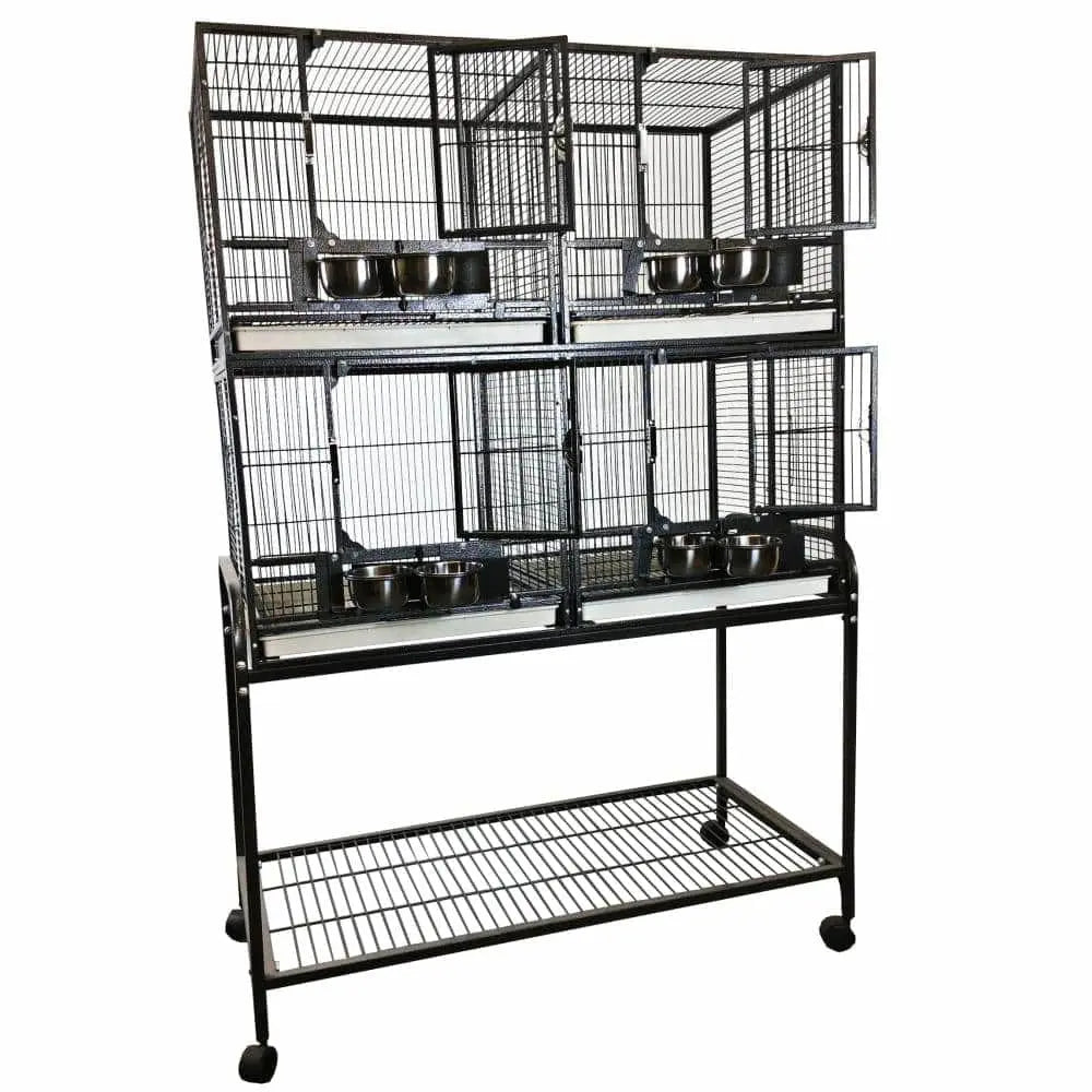 4 Unit Cage with Stand and Removable Divider Default title Talis Us
