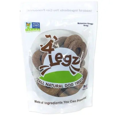 4Legz Molasses Ginger Snap Dognutz Dog Cookies 4Legz