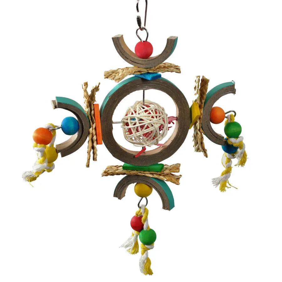A & E Cages Happy Beaks Atomic Dream Catcher Bird Toy A&E Cage Company