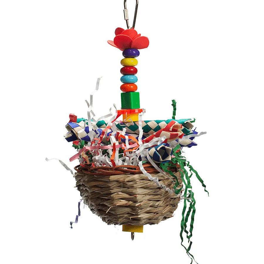 A & E Cages Happy Beaks Love Nest Bird Toy A&E Cage Company