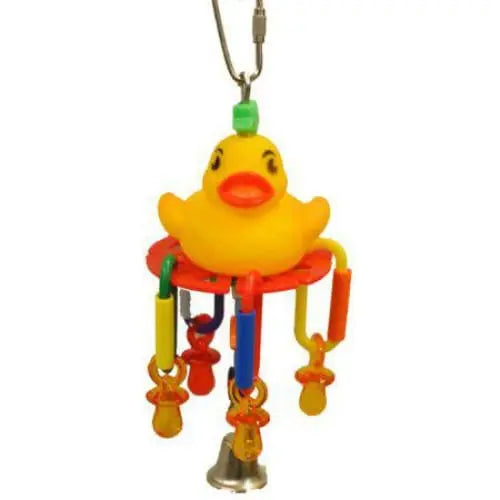 AE Cage Company Happy Beaks Lucky Rubber Ducky Bird toy A&E Cage Company