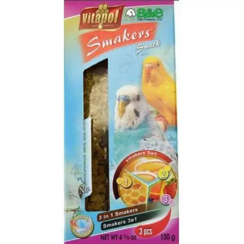 A&E Cage Company Smakers Parakeet Variety Treat Sticks A&E Cage Company