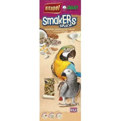 A&E Cage Company Smakers Parrot MAXI Nut/Coconut Treat Sticks A&E Cage Company