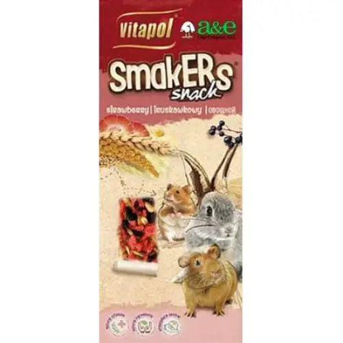 A&E Cage Company Smakers Strawberry Sticks for Small Animals A&E Cage Company