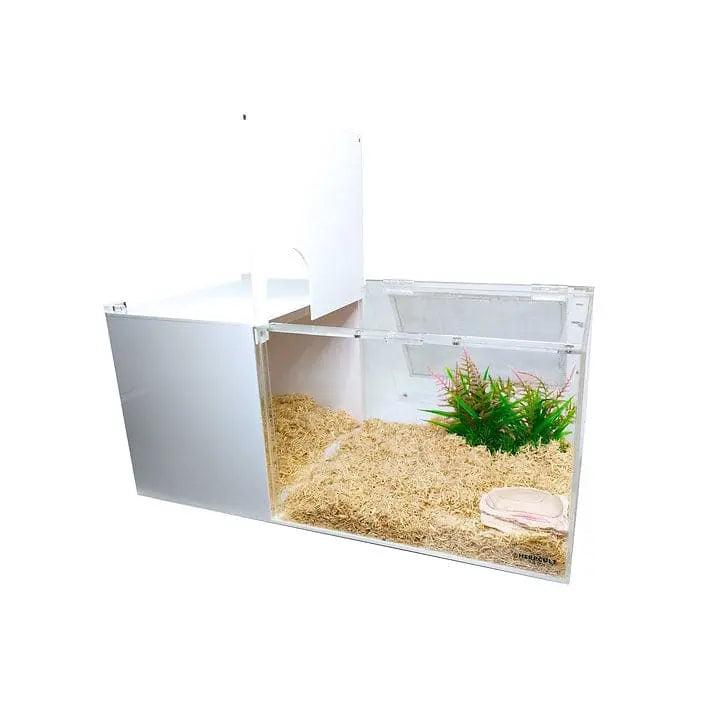 Acrylic House Reptile Breeding Box Terrarium Cage Tank for Geckos, Chameleons, Snake, Hamster, HerpCult