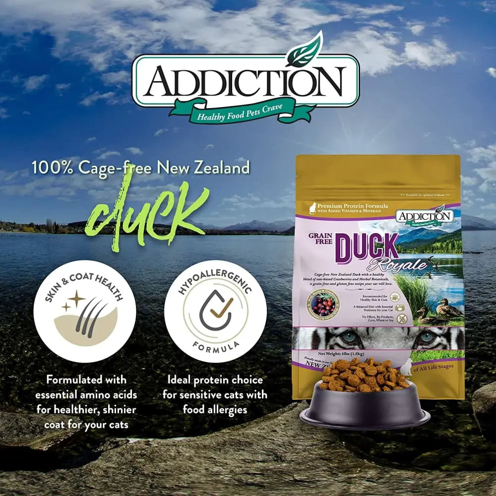 Addiction Duck Royale Grain Free Dry Cat Food Talis Us