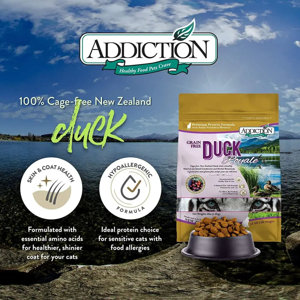 Addiction Duck Royale Grain Free Dry Cat Food Addiction