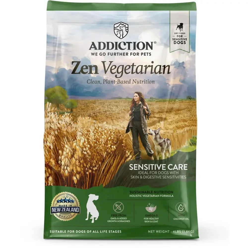 Addiction Zen Vegetarian Grain Free Dry Dog Food Addiction