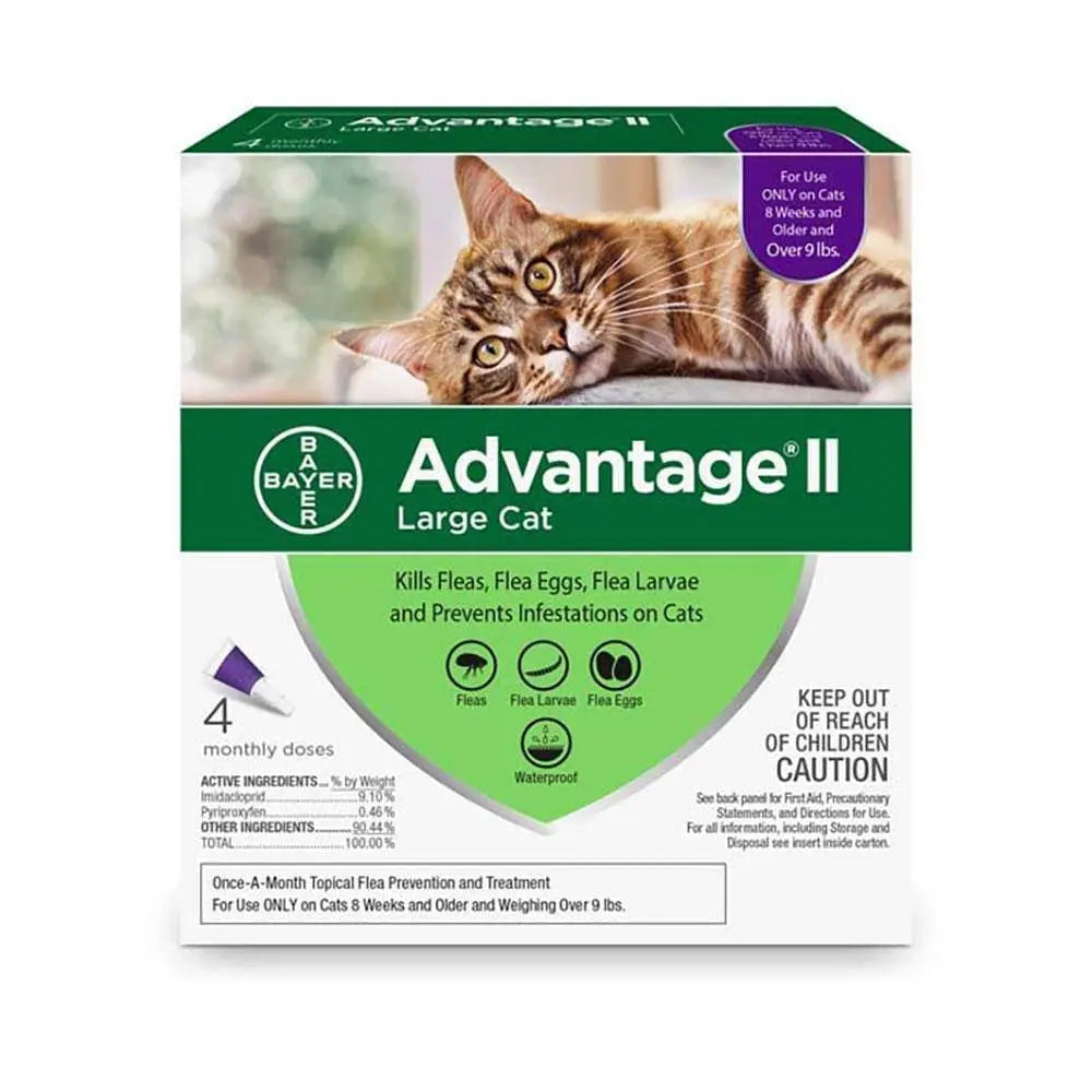 Advantage® II Flea Treatment for Large Cat 4 Dose Advantage® II