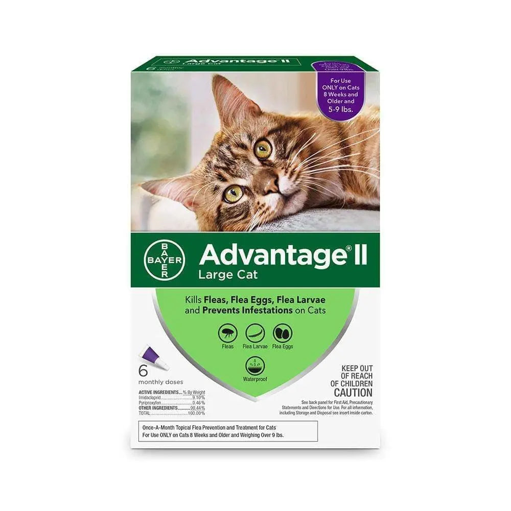 Advantage® II Flea Treatment for Large Cat 6 Dose Advantage® II