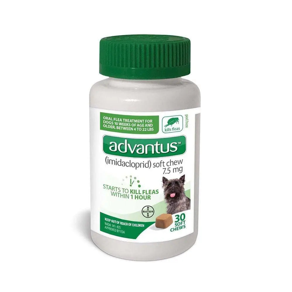 Advantus® Soft Chews 7.5 mg for Small to Medium Dog 30 Count Advantus®