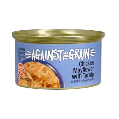 Against the Grain Chicken Mayflower With Turnip Dinner For Cats 2.8-oz, case of 24 Against the Grain CPD