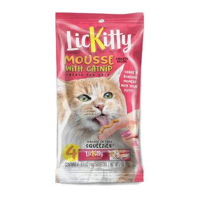 Against the Grain LicKitty Mousse with Catnip Treat Chicken Against the Grain