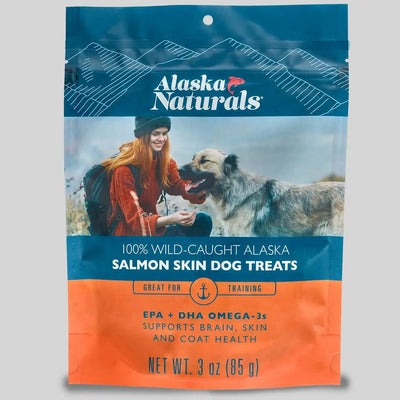 Alaska Naturals Salmon Skins Dog Treats 4oz Alaska Naturals