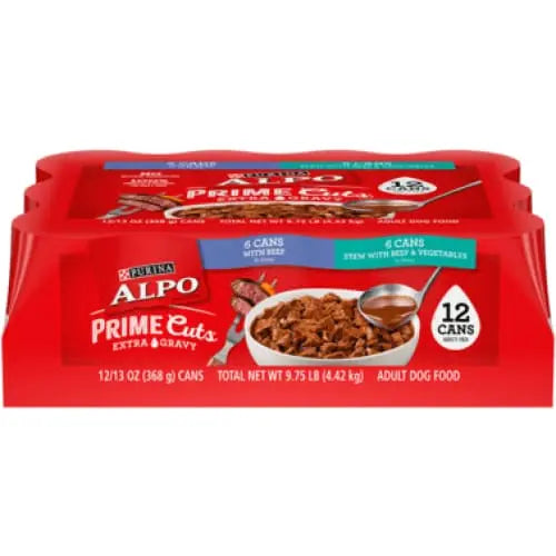 Alpo Prime Cuts Beef Lovers Variety Pack 12 / 13 oz Purina ALPO