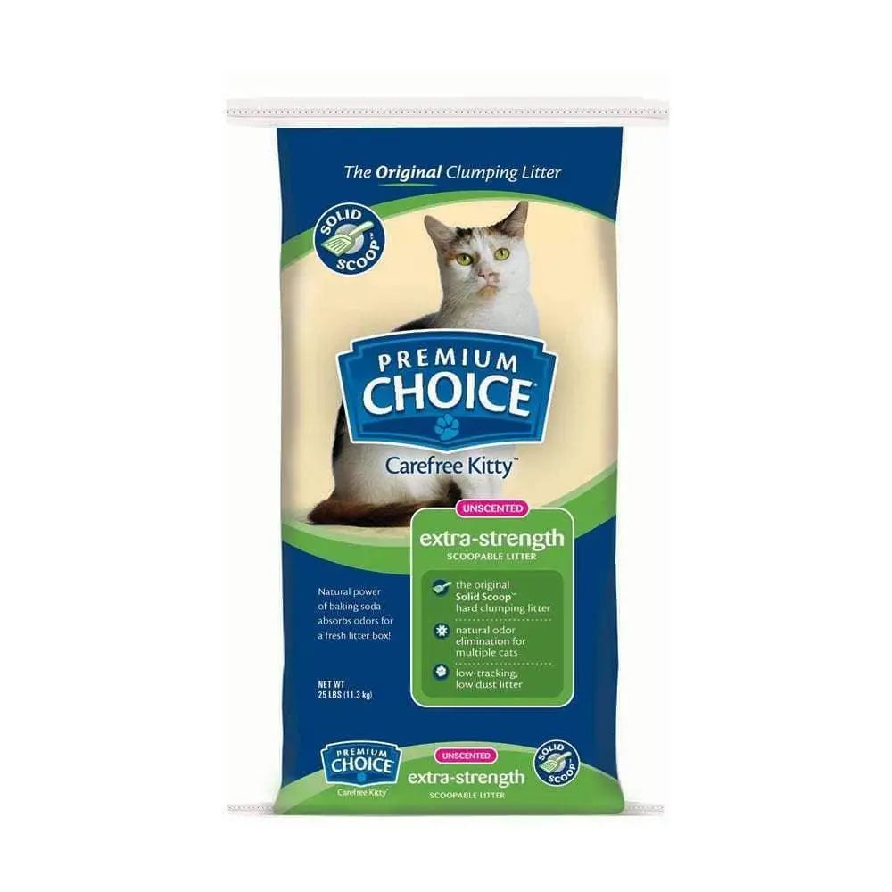 American Colloid Company® Premium Choice® Carefree Kitty Unscented with Baking Soda Clumping Litter American Colloid Company®