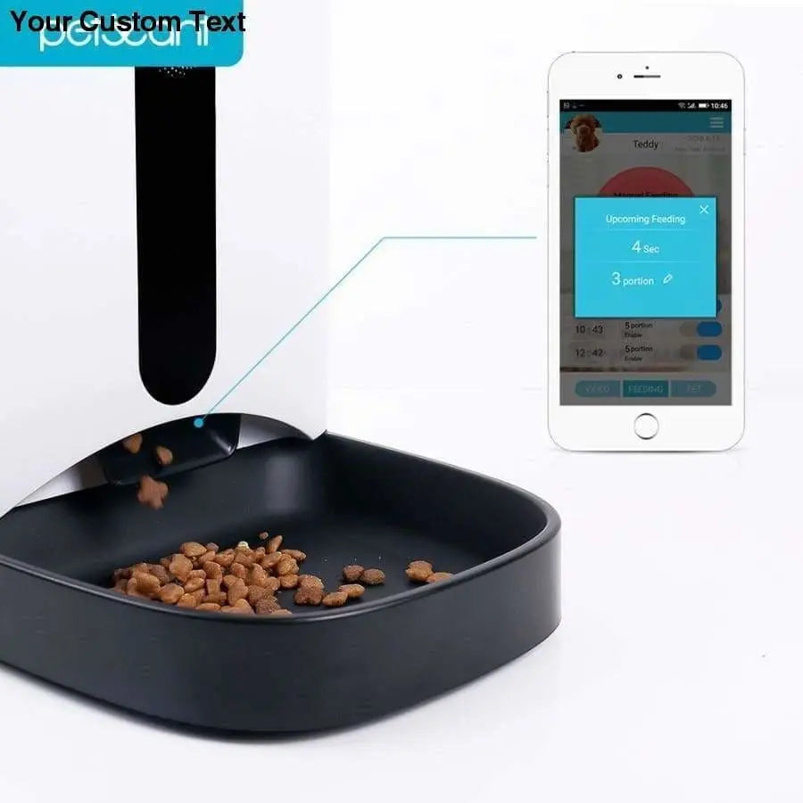 App control pet food dispenser smart pet feeder with camera Talis Us