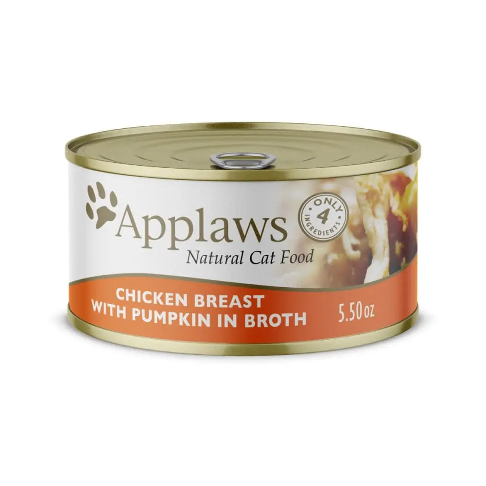 Applaws Natural Wet Cat Food Chicken Breast with Pumpkin in Broth 24/cs Applaws