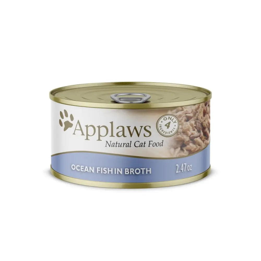 Applaws Natural Wet Cat Food Ocean Fish in Broth 24/cs Applaws