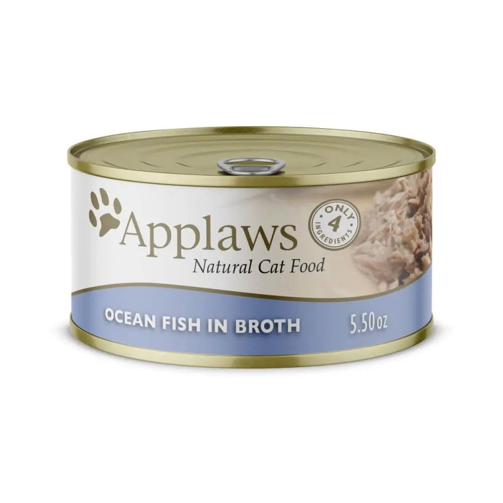 Applaws Natural Wet Cat Food Ocean Fish in Broth 24/cs Applaws