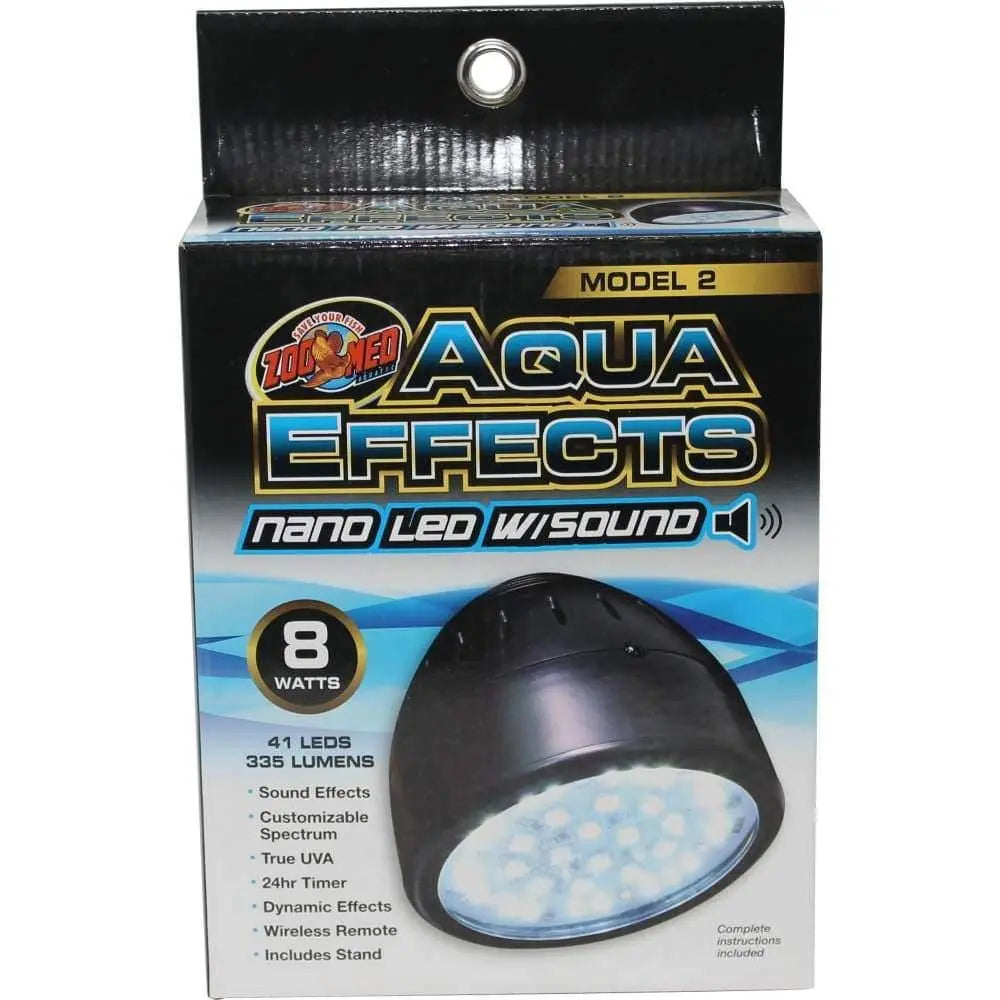 Aquaeffects Model 2 Nano Led Light With Sound Zoo Med Laboratories