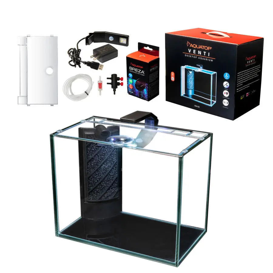 Aquatop Venti Desktop Glass Aquarium Kit Aqueon®