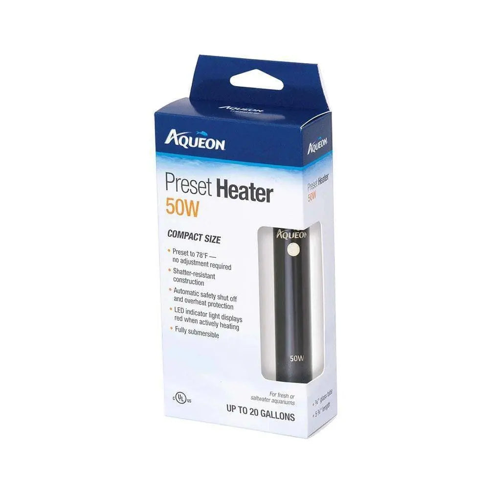 Aqueon® Preset Heater 50 Watt 3.5 X 1.5 X 7 Inch Aqueon®