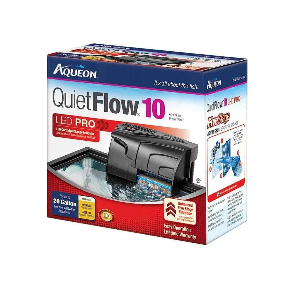 Aqueon® Quietflow LED Pro Aquarium Power Filter Size 10 Aqueon®