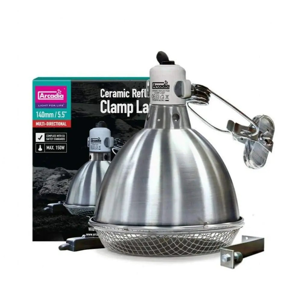 Arcadia Ceramic Reflector Clamp Lamp Basking Lamp Dome Holder Tortoise Table Arcadia